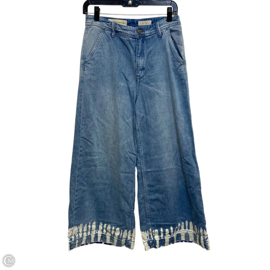 Jeans Wide Leg By Pilcro In Blue Denim, Size: 6