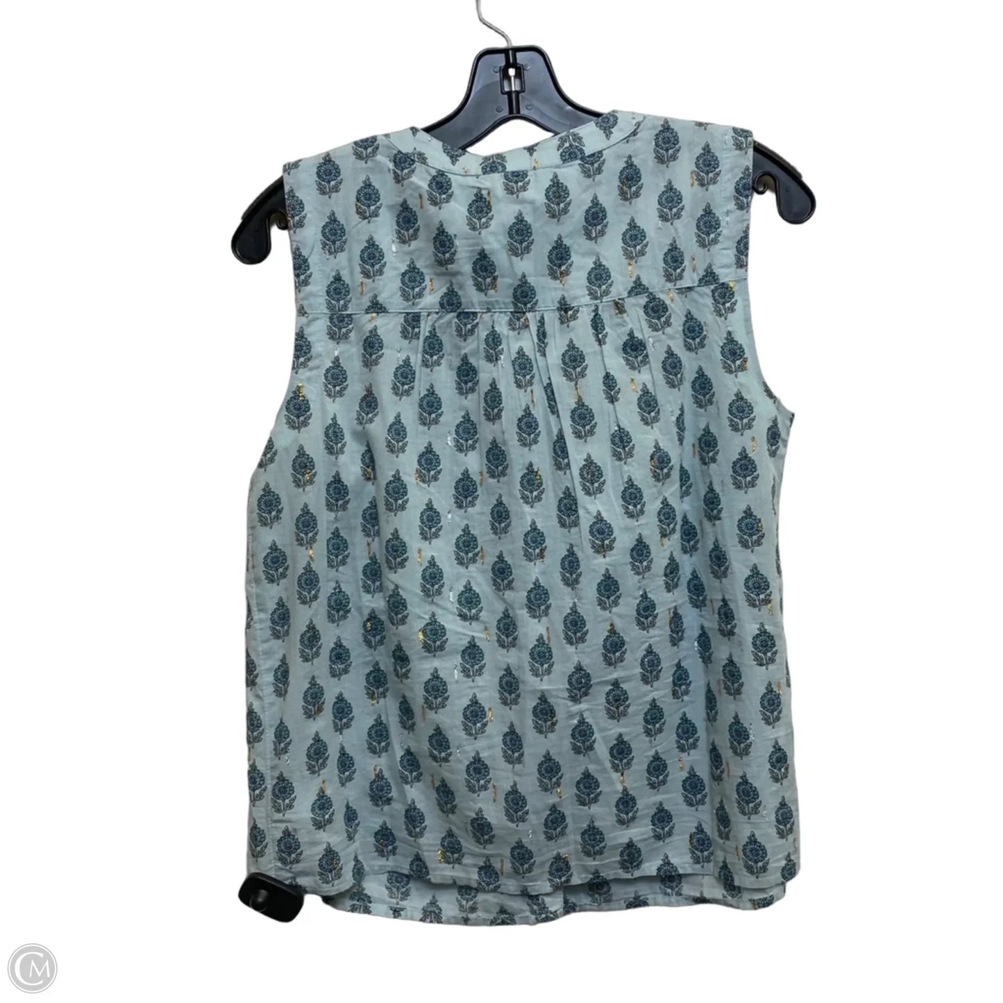Top Sleeveless By Lucky Brand In Green, Size: S