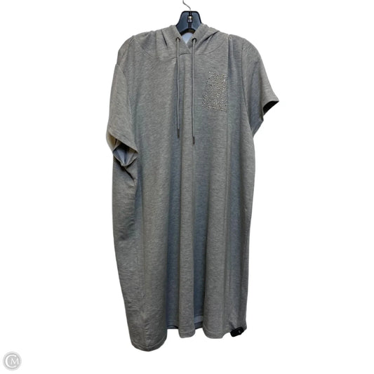 Athletic Dress By Calvin Klein In Grey, Size: 3x