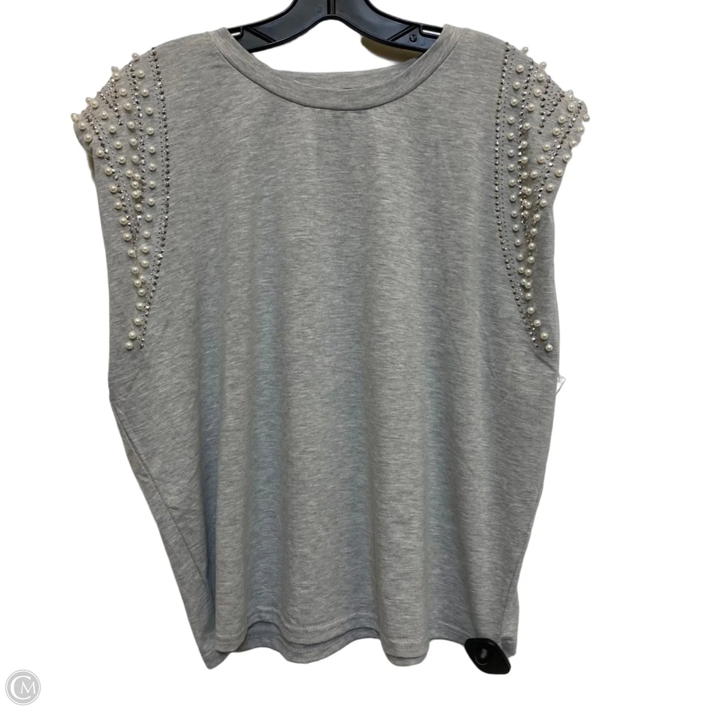 Top Sleeveless By Ontwelfth In Grey, Size: Xl