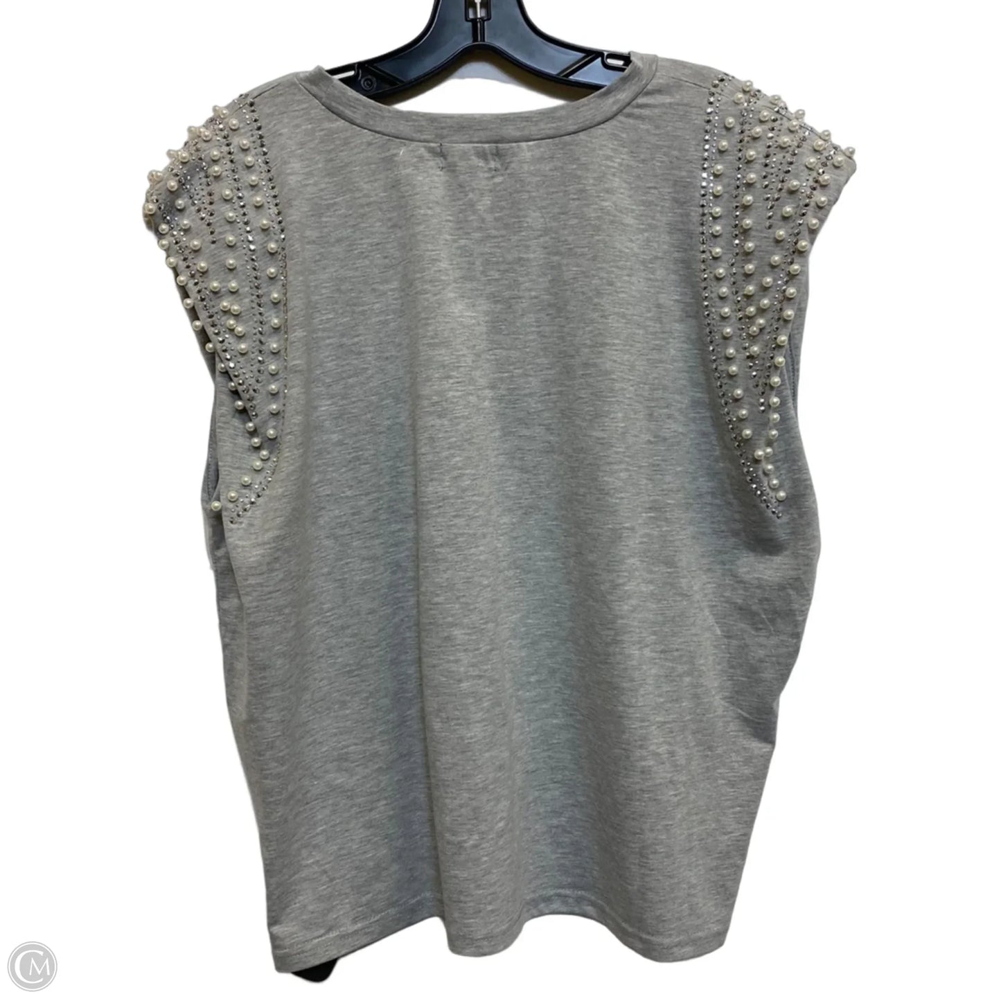 Top Sleeveless By Ontwelfth In Grey, Size: Xl
