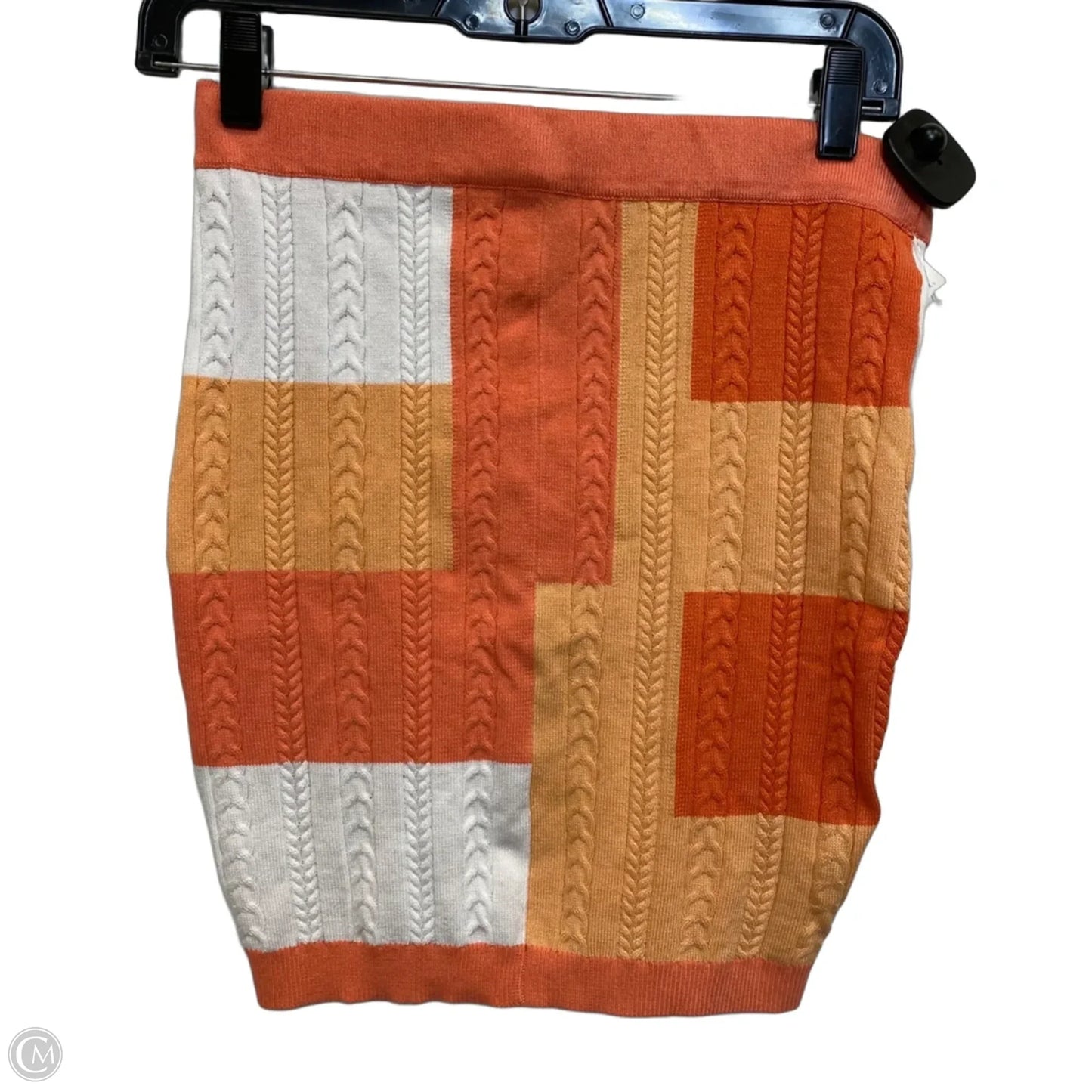 Skirt Set 2pc By Hera In Orange, Size: M