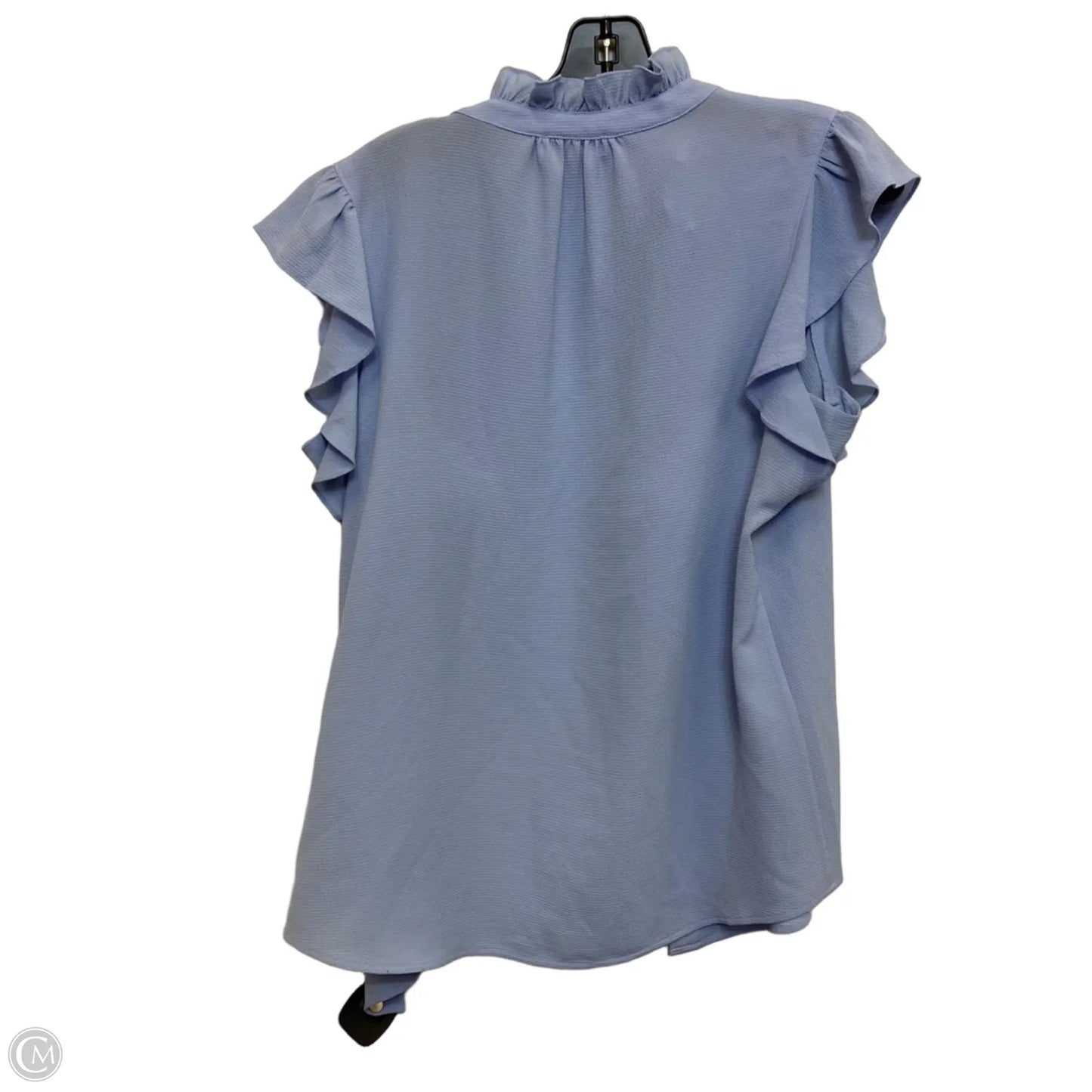 Top Sleeveless By Calvin Klein In Blue, Size: M