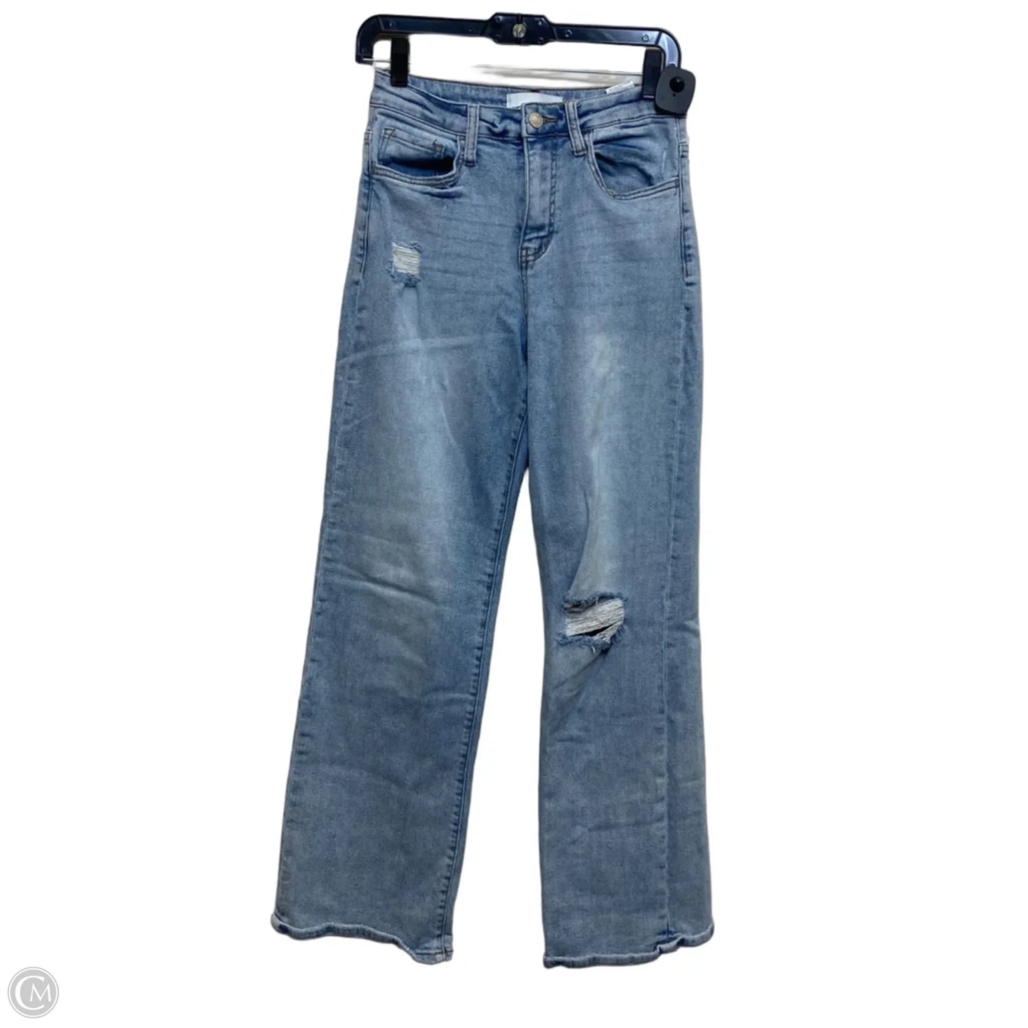 Jeans Straight By Vervet In Blue Denim, Size: 4