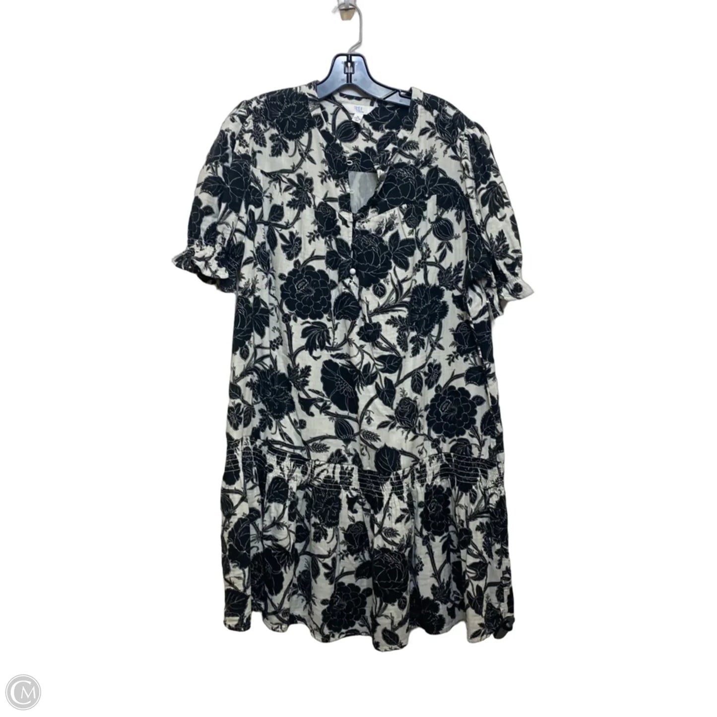 Dress Casual Short By Time And Tru In Black & White, Size: Xl
