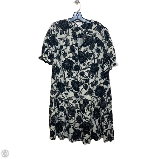 Dress Casual Short By Time And Tru In Black & White, Size: Xl