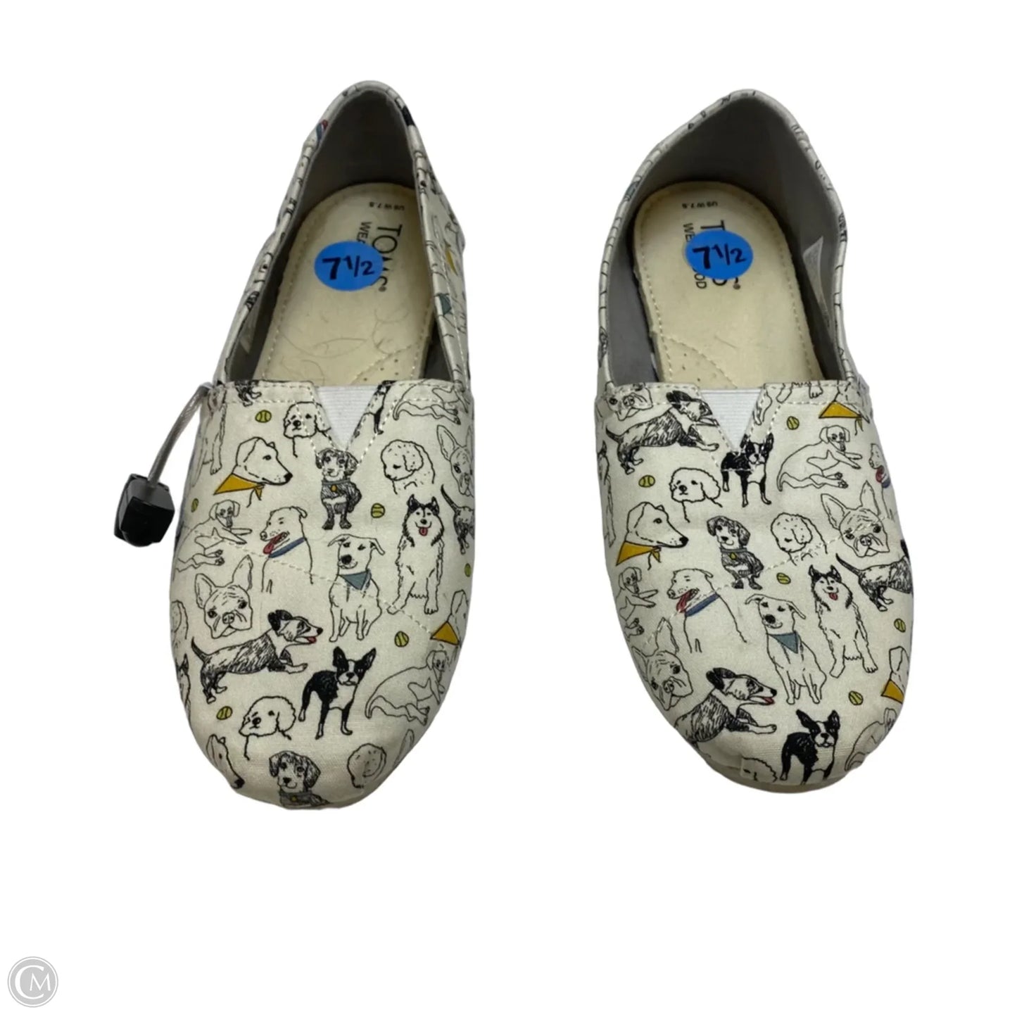 Shoes Flats By Toms In White, Size: 7.5