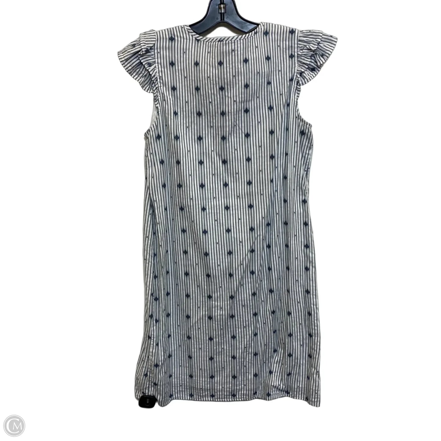 Dress Casual Short By Loft In Blue & White, Size: Xs