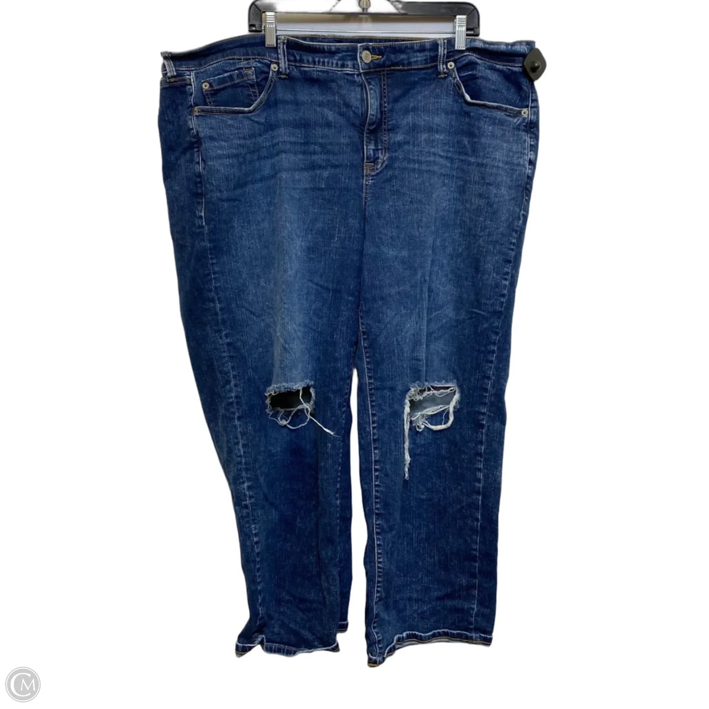 Jeans Wide Leg By Torrid In Blue Denim, Size: 22