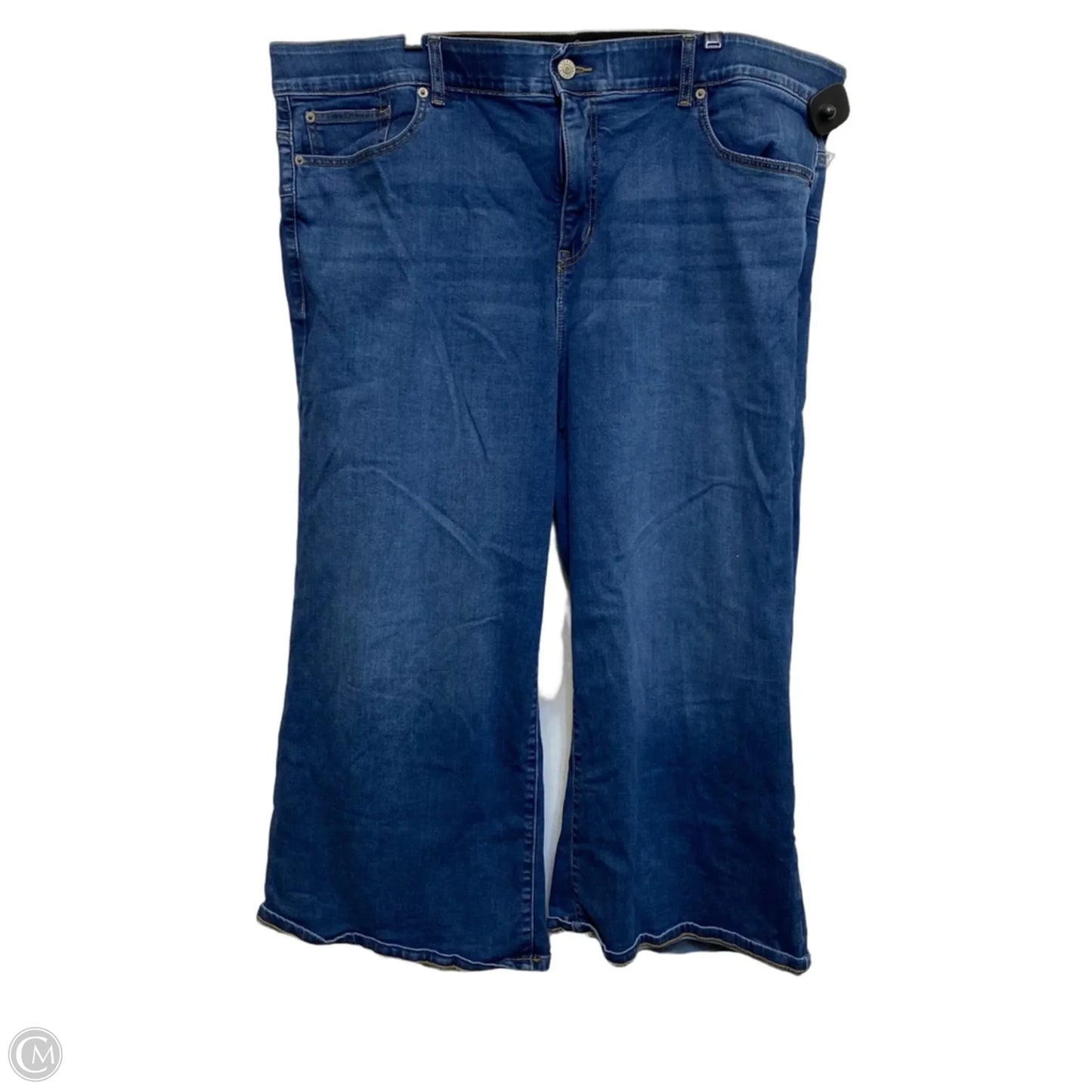 Jeans Wide Leg By Torrid In Blue Denim, Size: 24