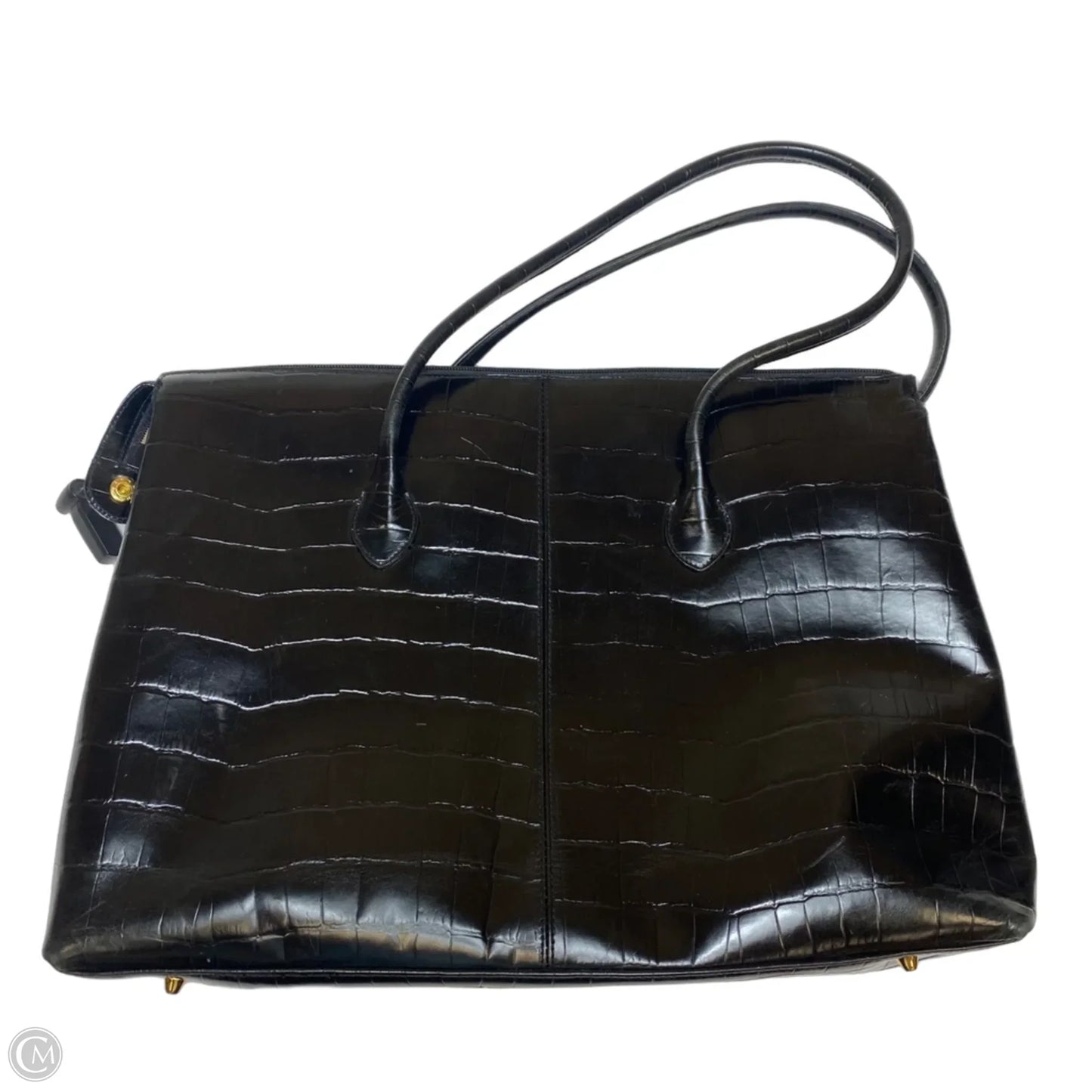 Handbag Leather By Etienne Aigner, Size: Large
