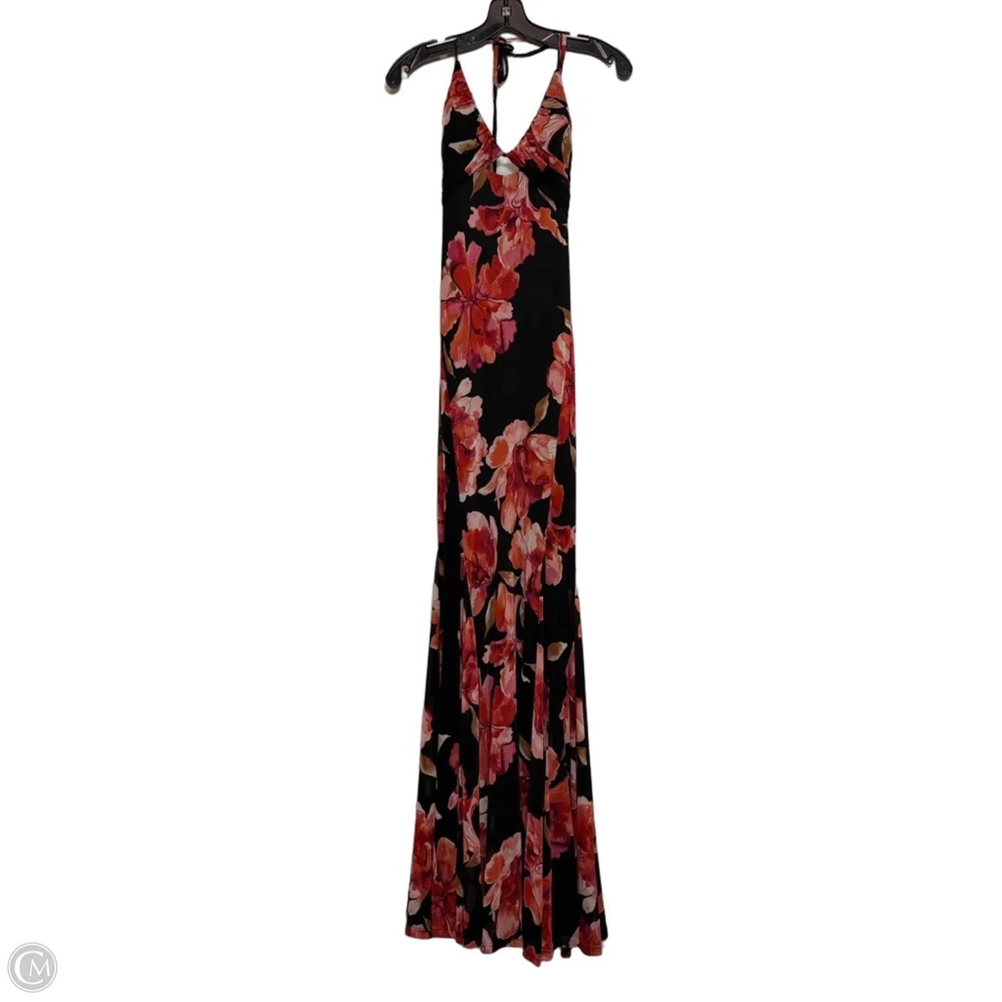 Dress Party Long By Windsor In Black & Pink, Size: L
