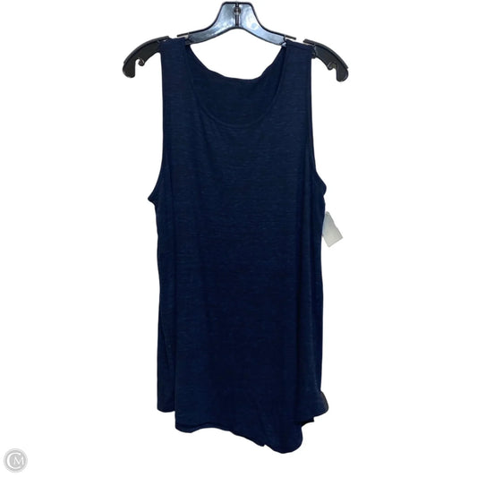 Top Sleeveless By Apt 9 In Blue, Size: L
