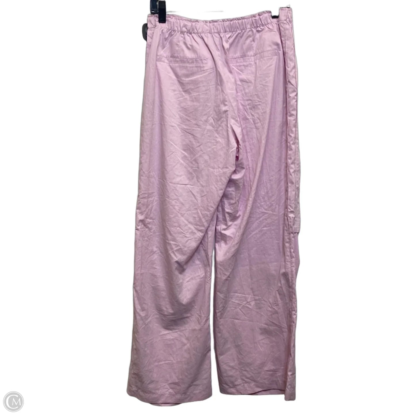 Pants Wide Leg By Zara In Pink, Size: M