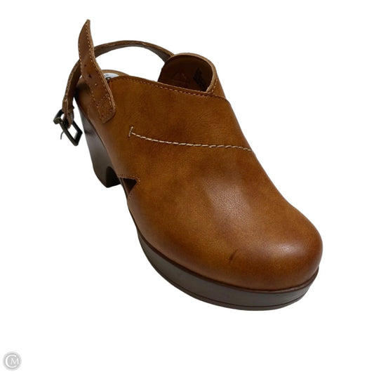 Shoes Heels Block By Boc In Brown, Size: 8
