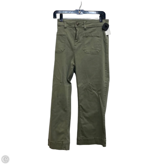 Jeans Cropped By Buffalo David Bitton In Green Denim, Size: 12
