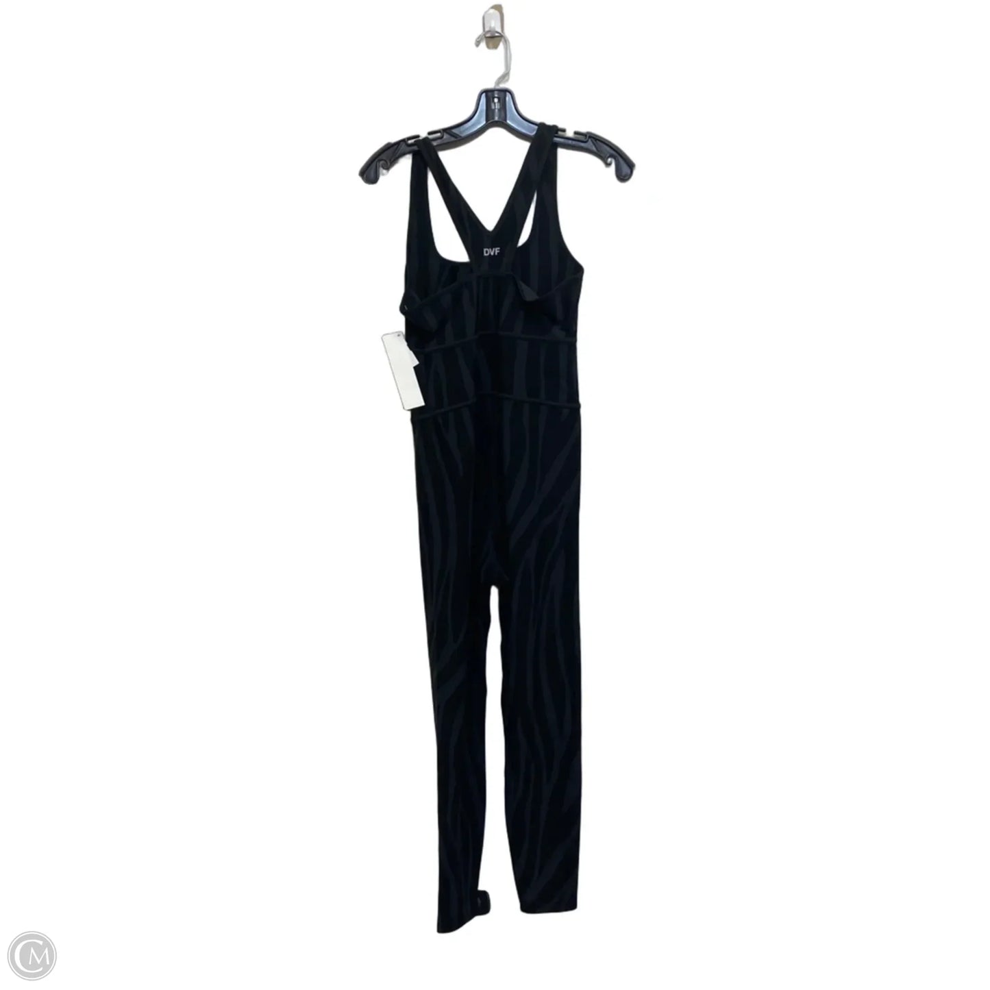 Athletic Jumpsuit Designer By Diane Von Furstenberg In Black, Size: M