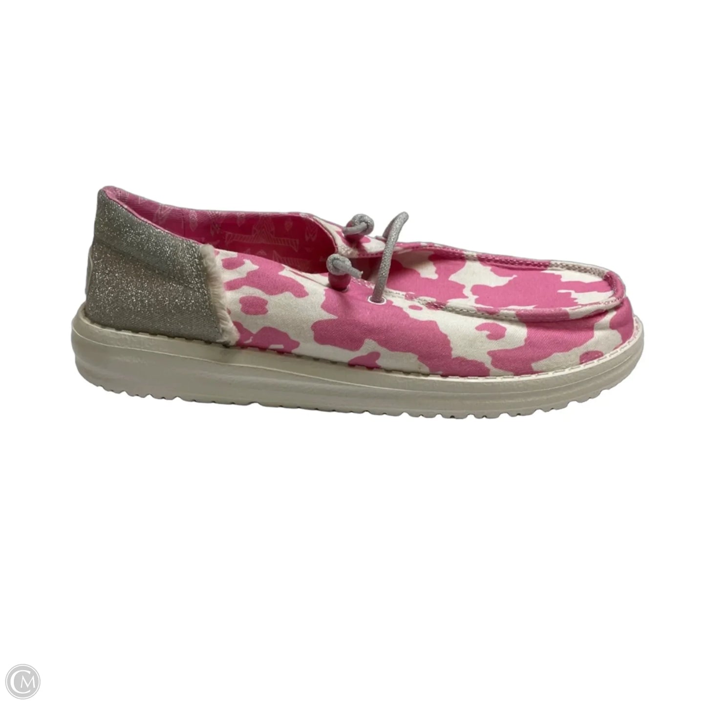 Shoes Flats By Hey Dude In Pink, Size: 6