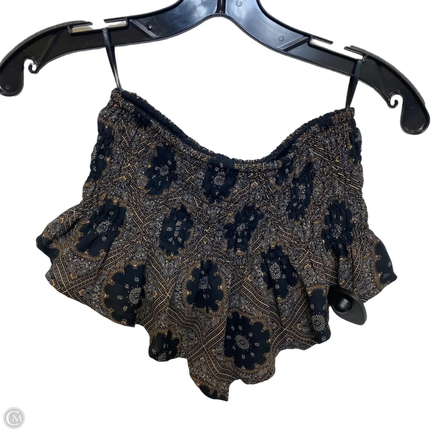 Top Sleeveless By Forever 21 In Black & Brown, Size: S