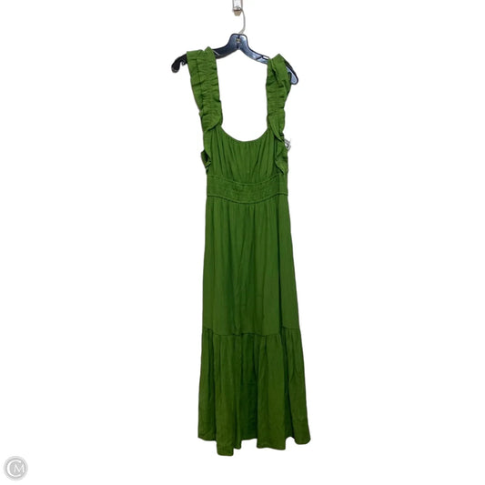 Dress Casual Maxi By Abercrombie And Fitch In Green, Size: L