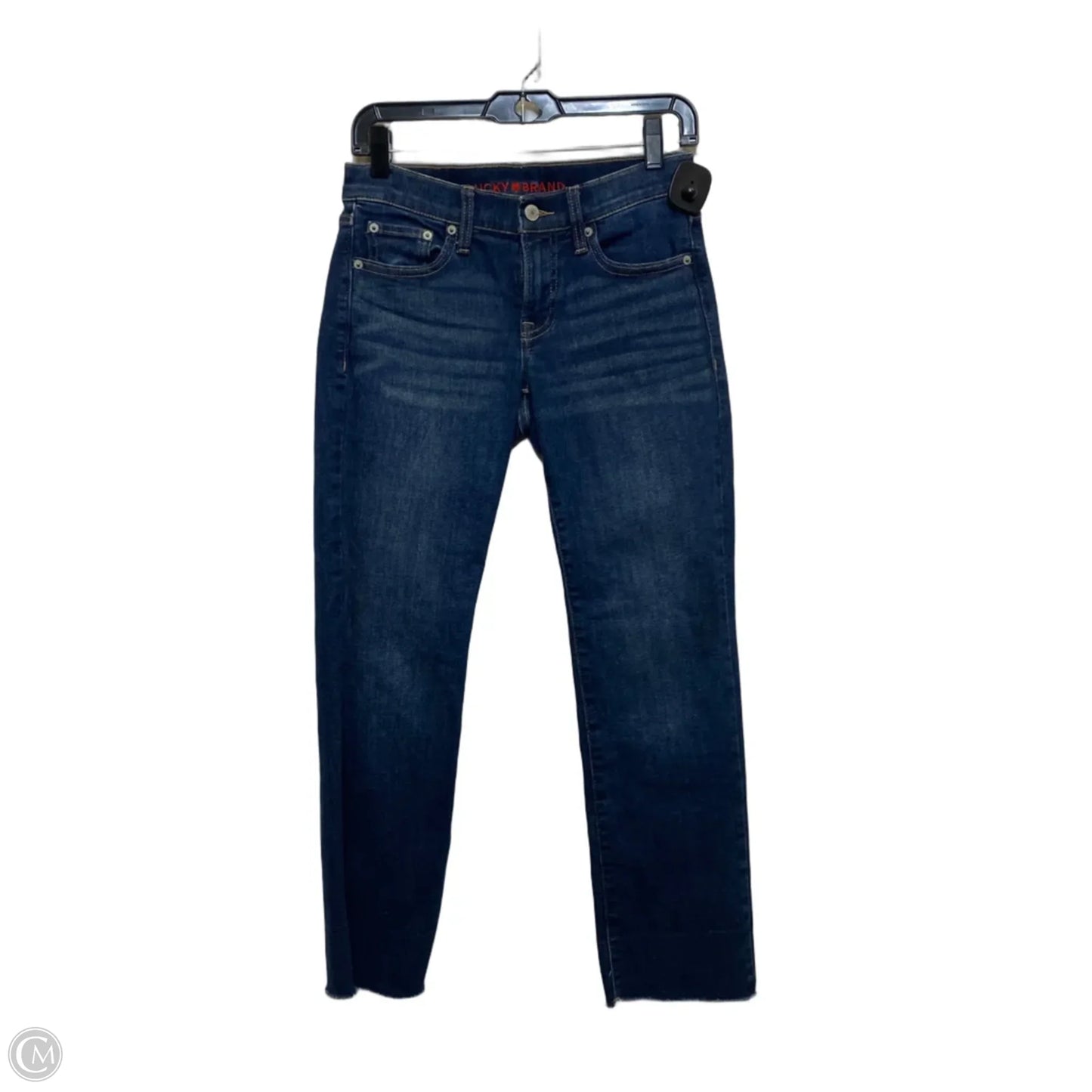 Jeans Straight By Lucky Brand In Blue Denim, Size: 2
