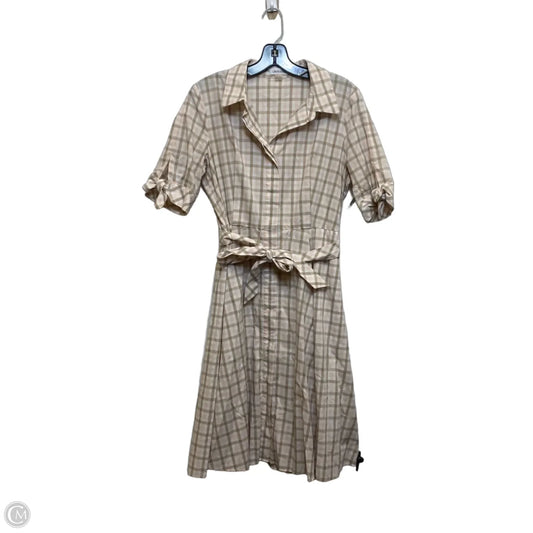 Dress Casual Midi By Calvin Klein In Pink, Size: M