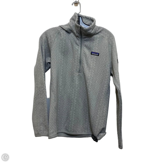 Athletic Jacket By Patagonia In Grey, Size: M