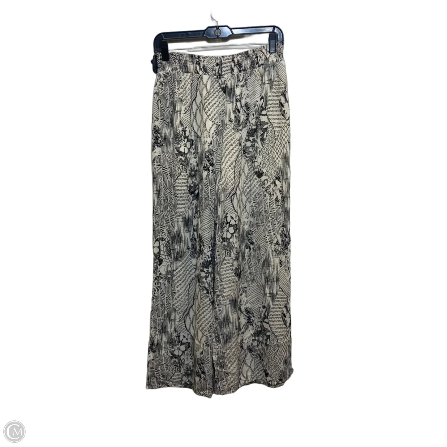 Pants Set 2pc By Paper Crane In Black & Cream, Size: M