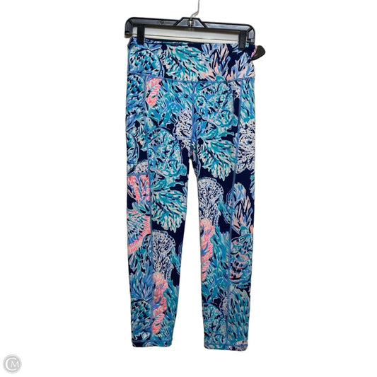 Athletic Leggings Designer By Lilly Pulitzer In Blue, Size: M