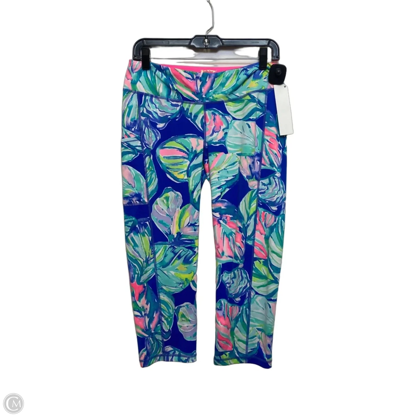 Athletic Leggings Designer By Lilly Pulitzer In Blue & Green, Size: L