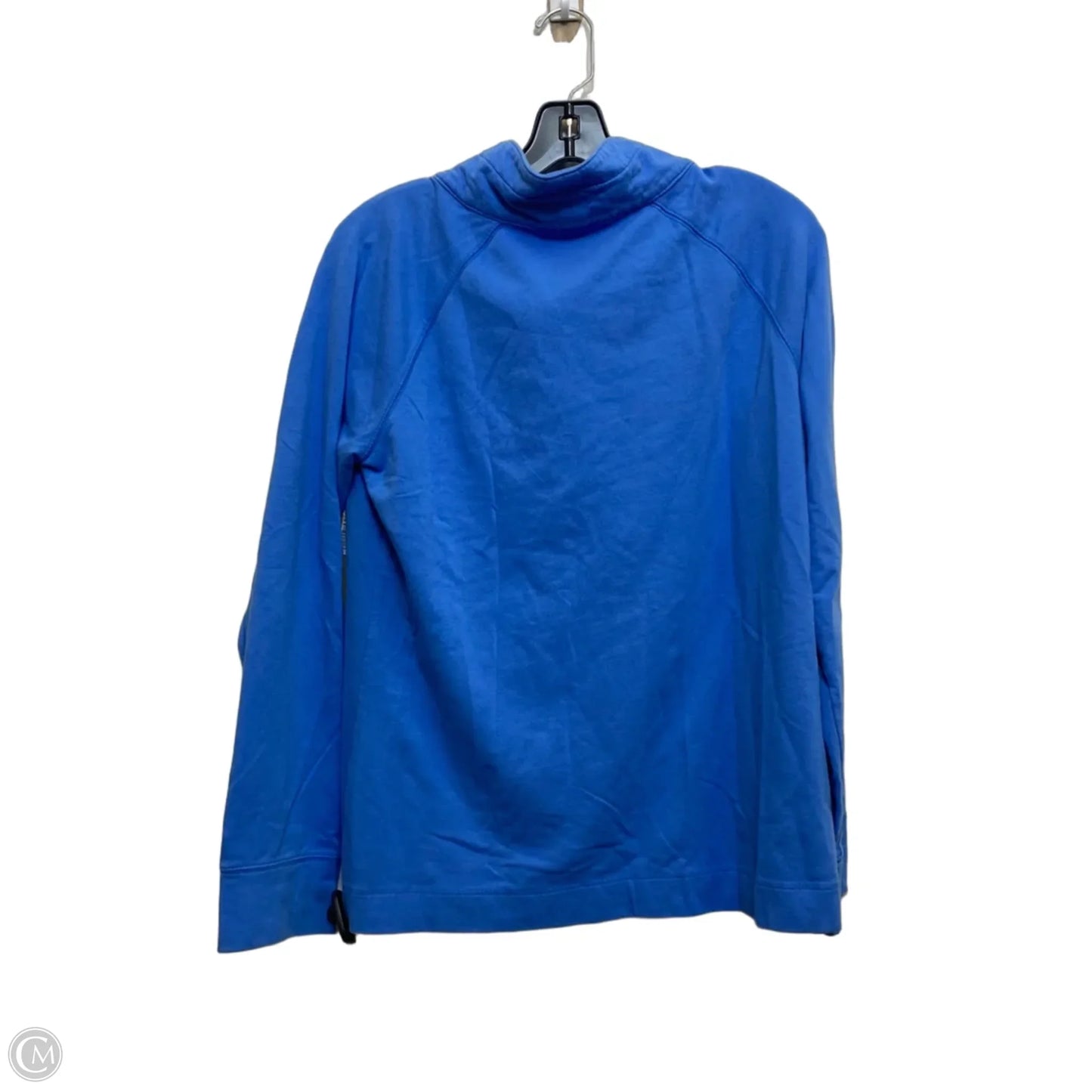 Athletic Sweatshirt Collar Designer By Lilly Pulitzer In Blue, Size: L
