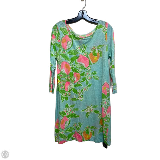 Dress Designer By Lilly Pulitzer In Blue & Green, Size: L