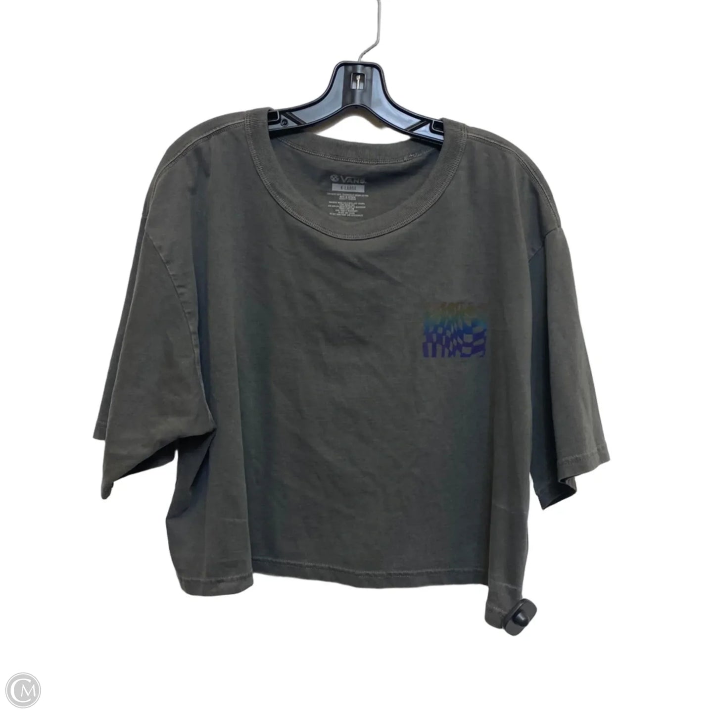 Top Short Sleeve Basic By Vans In Grey, Size: Xl
