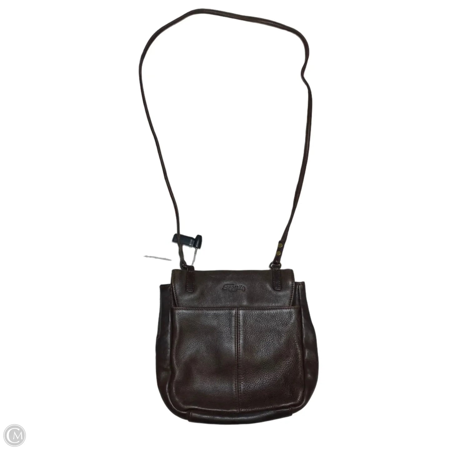 Crossbody Leather By Fossil, Size: Small