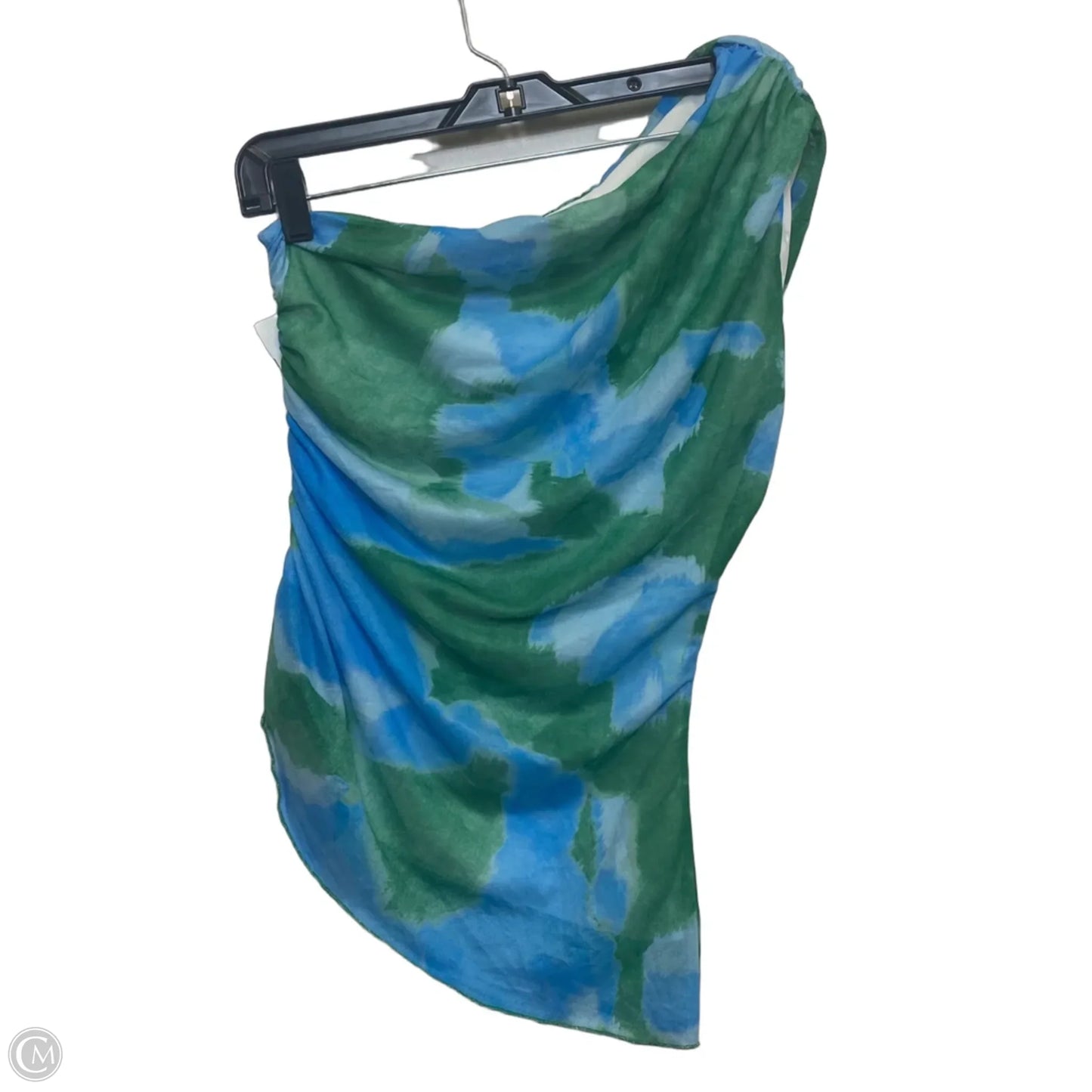 Top Sleeveless By Cmf In Blue & Green, Size: S
