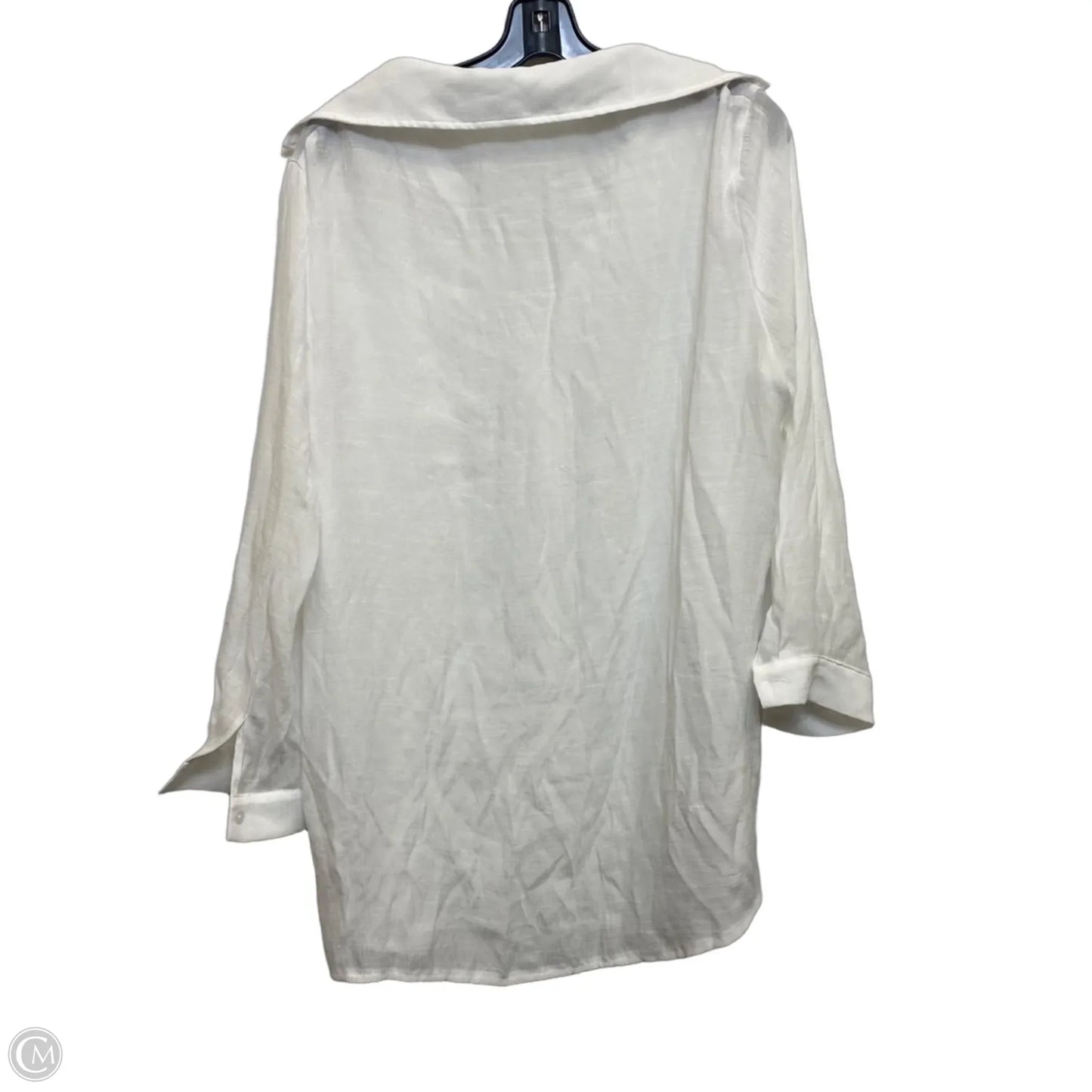 Top Long Sleeve By BSUBSEACH In White, Size: Osfm
