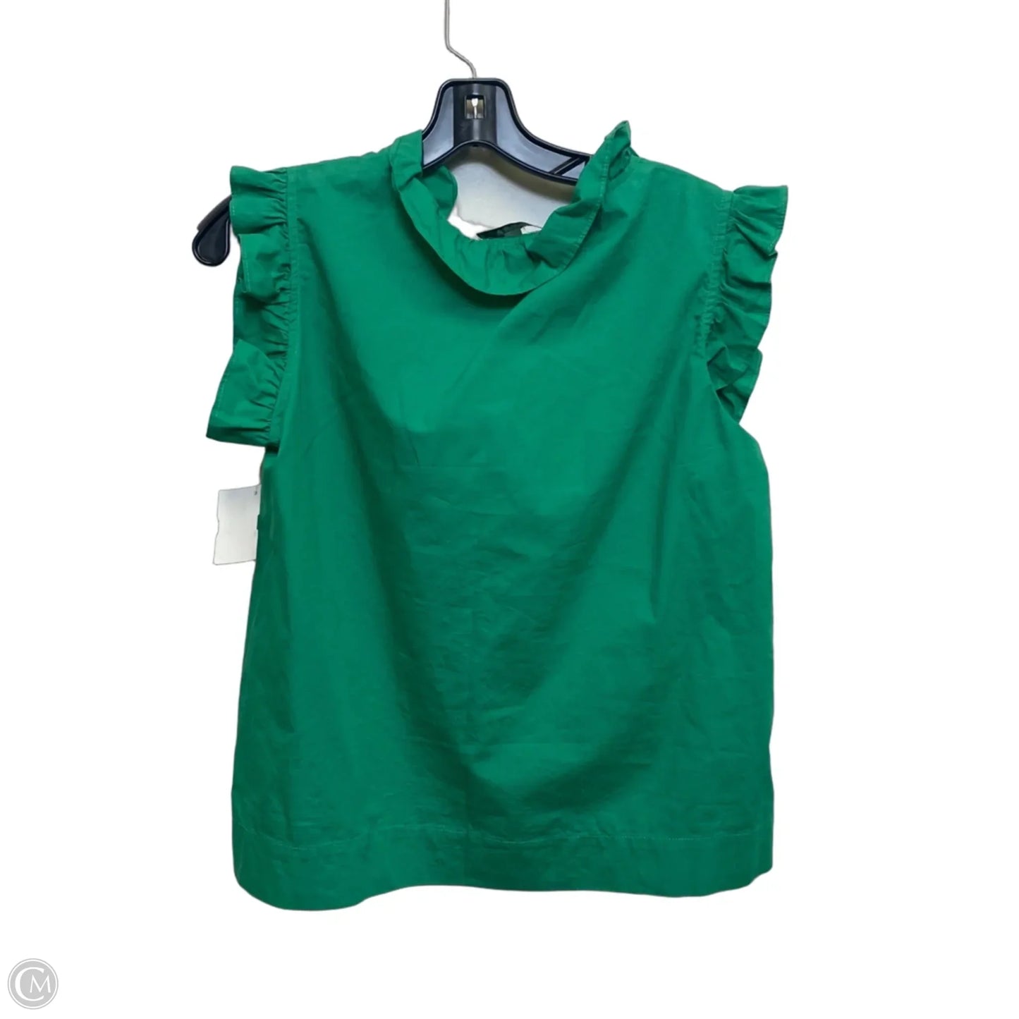 Top Sleeveless By Avara In Green, Size: M