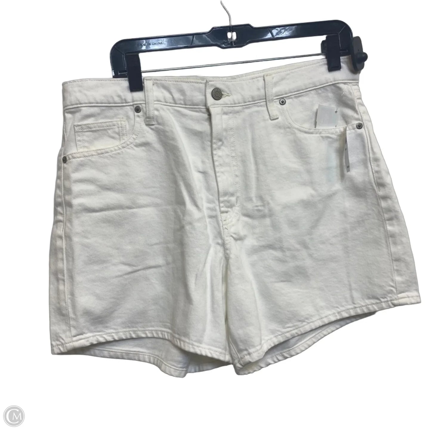 Shorts By Gap In White Denim, Size: 10