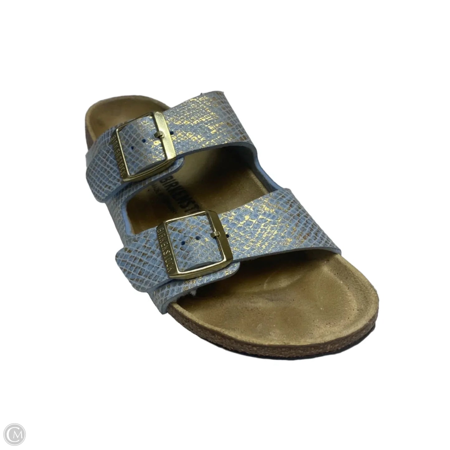 Sandals Flats By Birkenstock In Blue, Size: 8