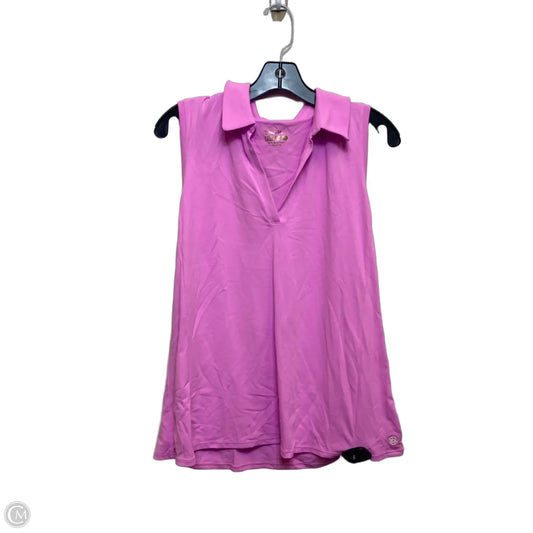 Top Sleeveless Designer By Lilly Pulitzer In Pink, Size: Xl