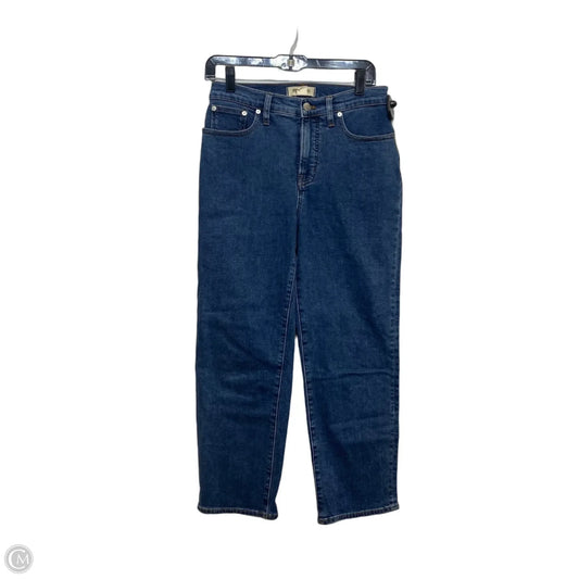 Jeans Straight By Madewell In Blue Denim, Size: 4p