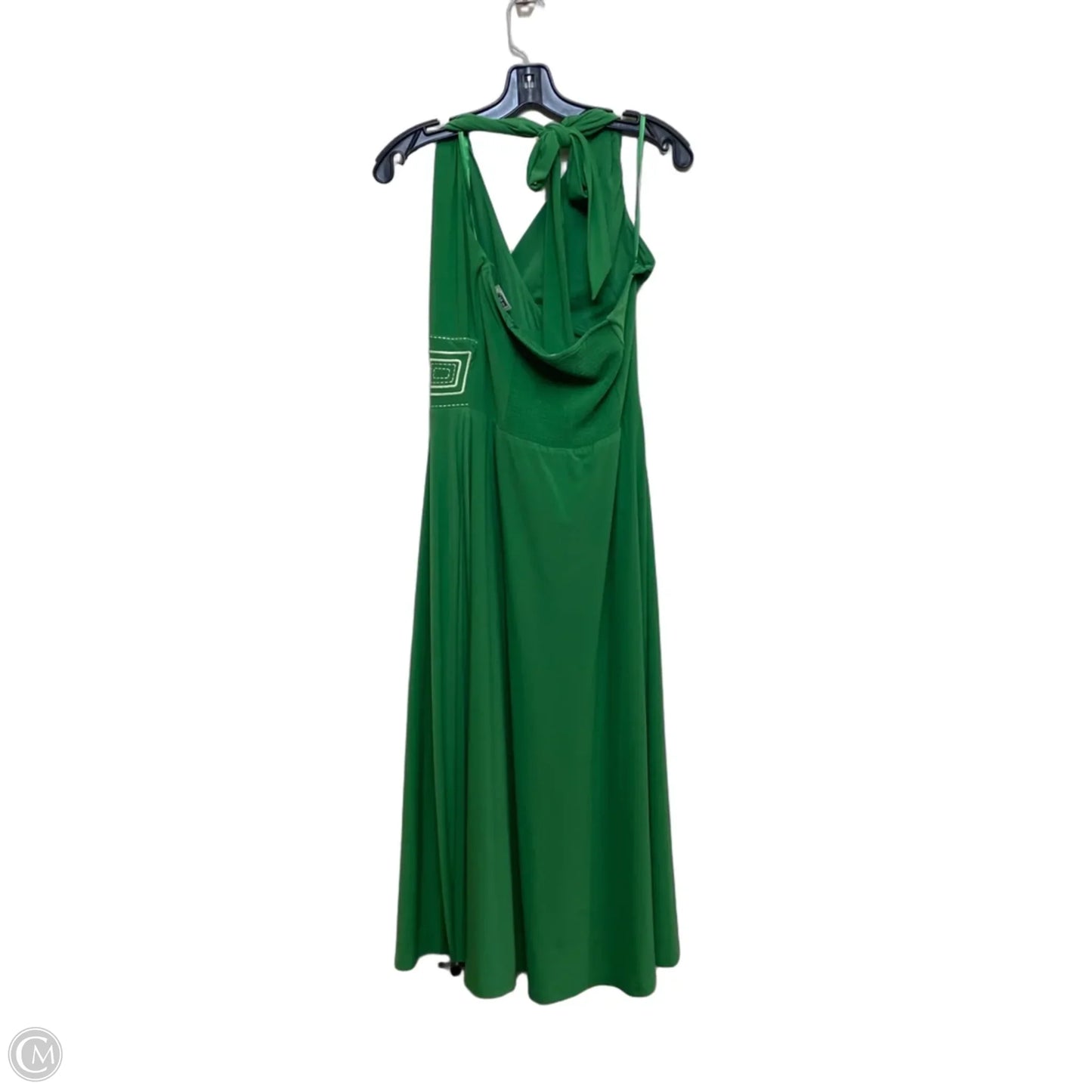 Dress Casual Midi By White House Black Market In Green, Size: M