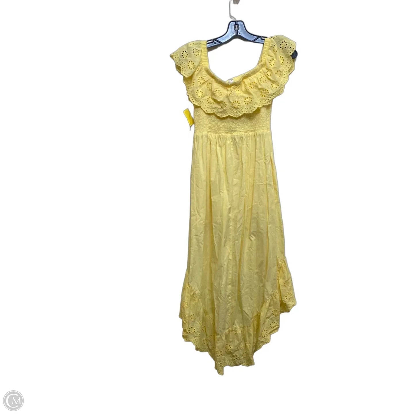 Dress Casual Midi By Hyfve In Yellow, Size: L