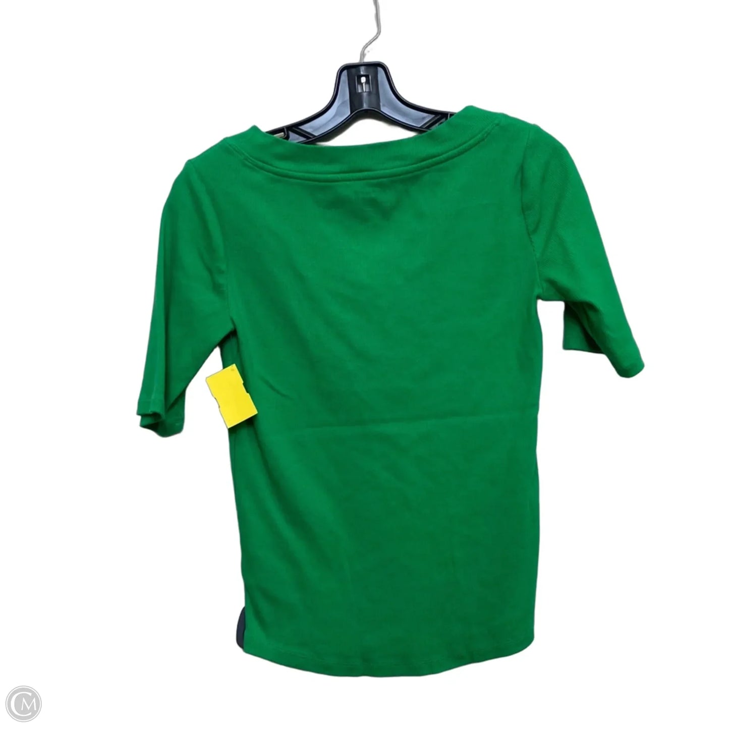 Top Short Sleeve Basic By Talbots In Green, Size: S