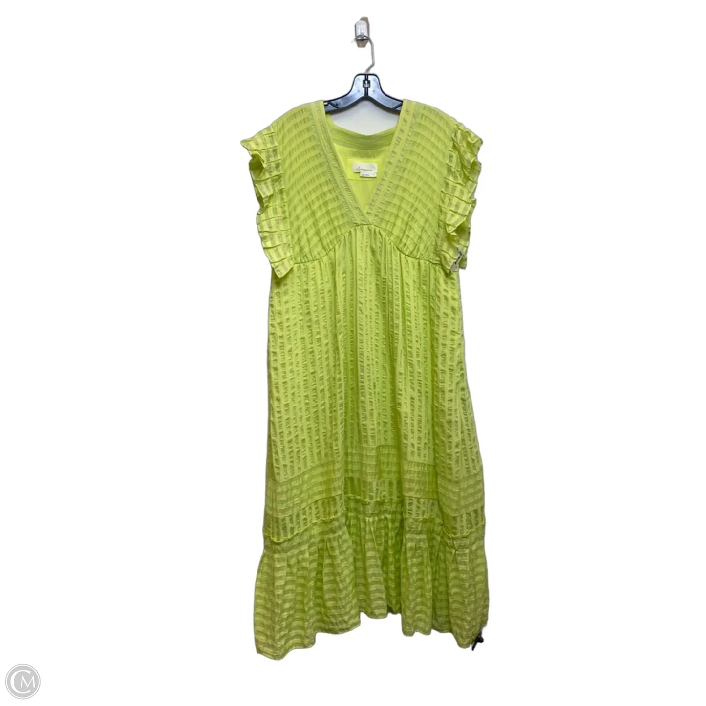 Dress Casual Midi By Anthropologie In Green, Size: S