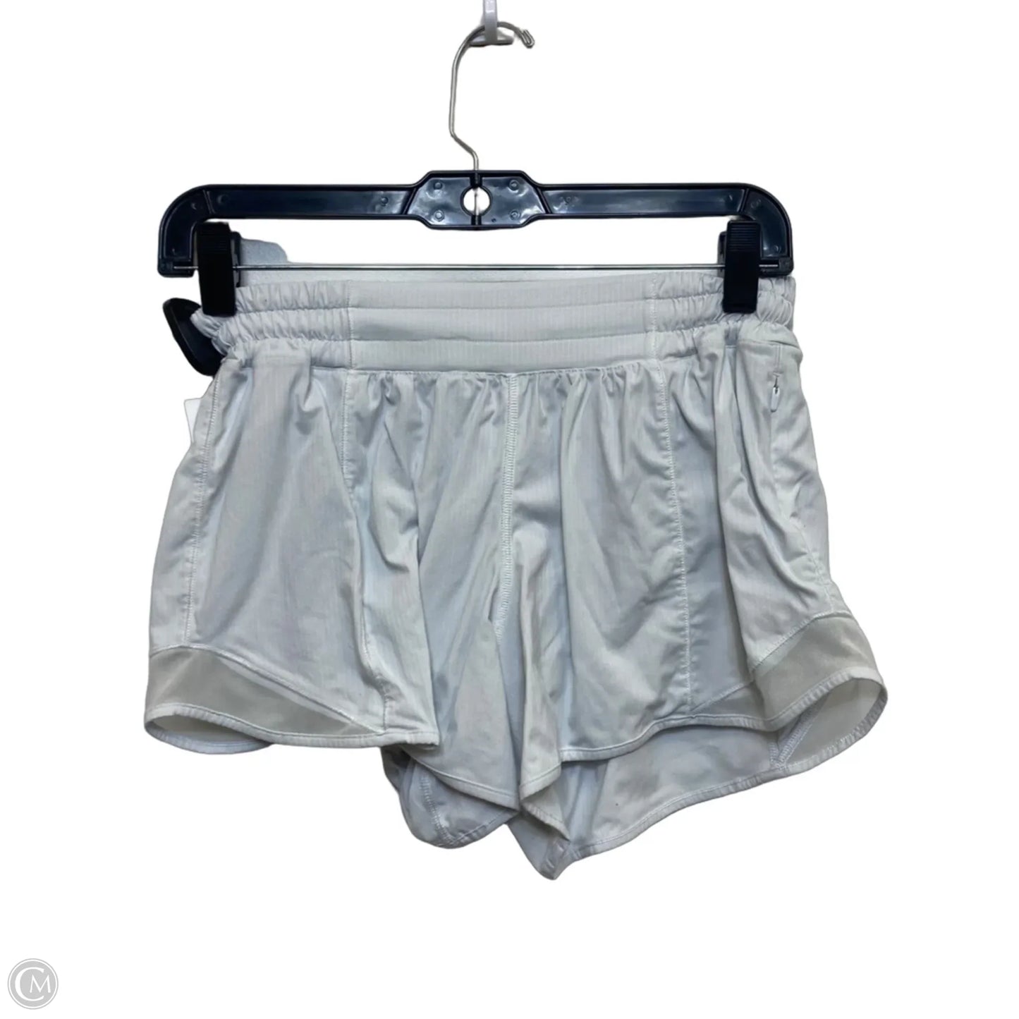 Athletic Shorts Designer By Lululemon In White, Size: S