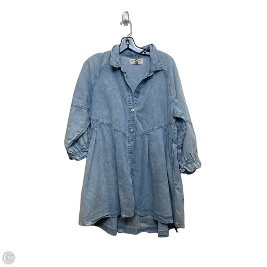 Dress Casual Short By We The Free In Blue Denim, Size: S