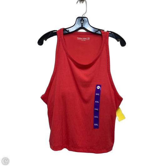 Athletic Tank Top By Outdoor Voices In Pink, Size: Xxl