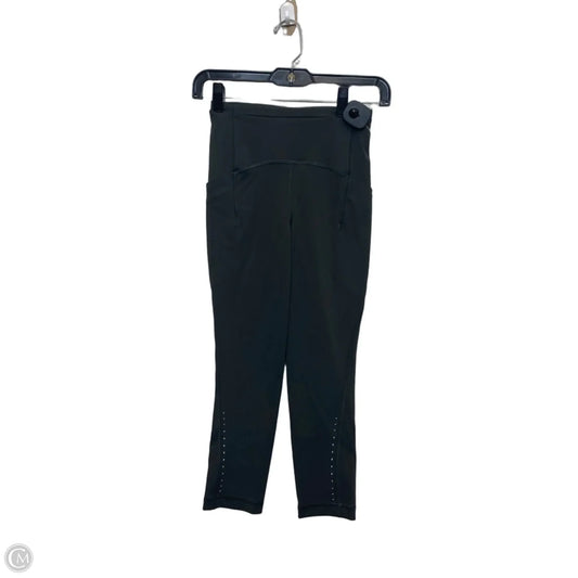 Athletic Leggings Designer By Lululemon In Grey, Size: Xs