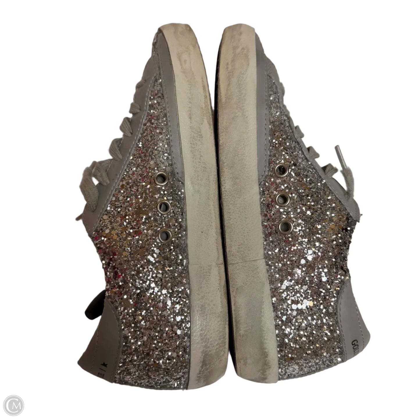 Shoes Luxury Designer By Golden Goose In Grey, Size: 6